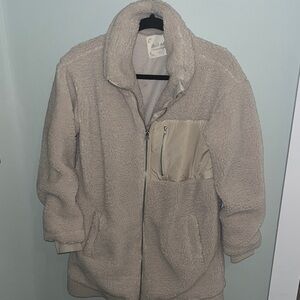 Altar'd State Cream Teddy Jacket